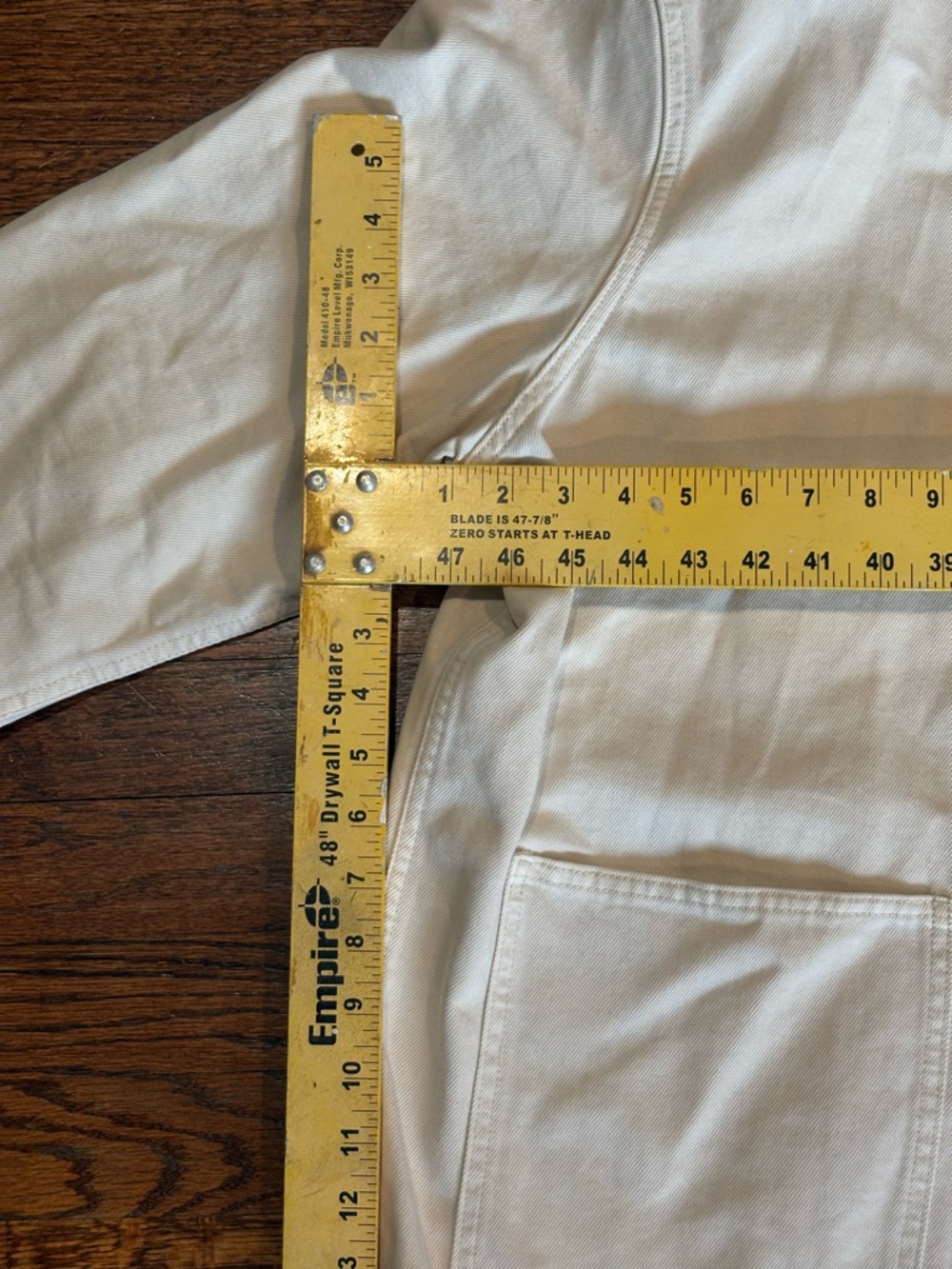 Gap BK Circus Classic Beige Cotton chore jacket cream XL - Picture 9 of 11